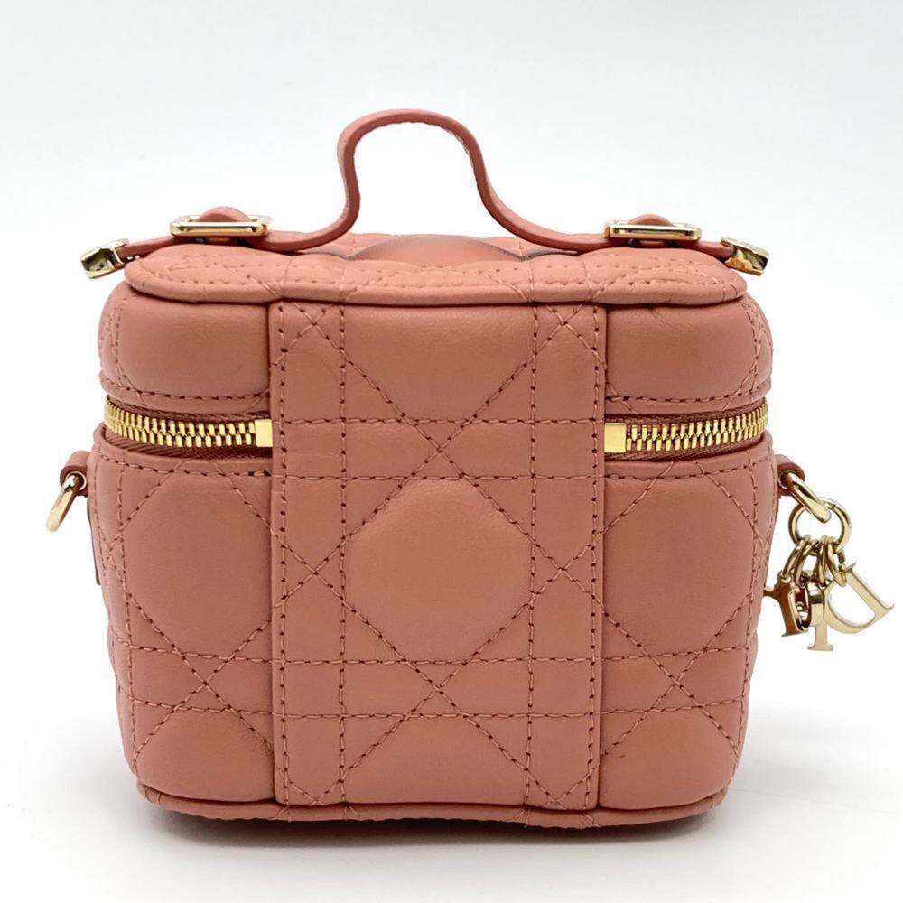 CHRISTIAN DIOR Pink Leather Shoulder Bag - Picture 3 of 8